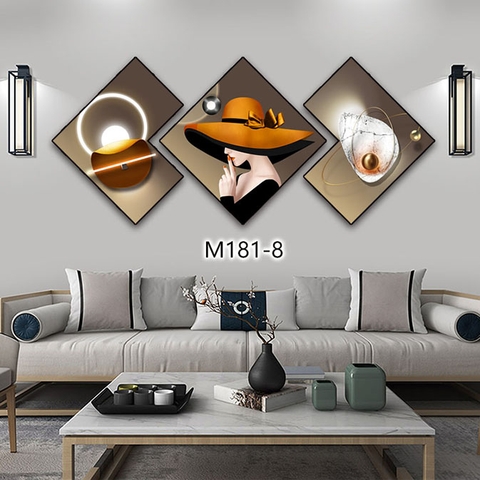 Bộ 3 Tranh Thoi Khuyết | Tranh Ngọc Việt - Đắk Lắk | Tranh Ngọc Việt - Xưởng Tranh Đẹp Buôn Ma Thuột (BMT) DakLak