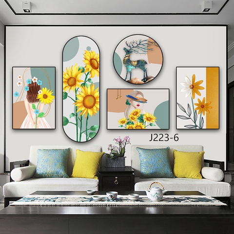 Bộ 5 Tranh Mới Đẹp | Tranh Ngọc Việt - Đắk Lắk | Tranh Ngọc Việt - Xưởng Tranh Đẹp Buôn Ma Thuột (BMT) DakLak