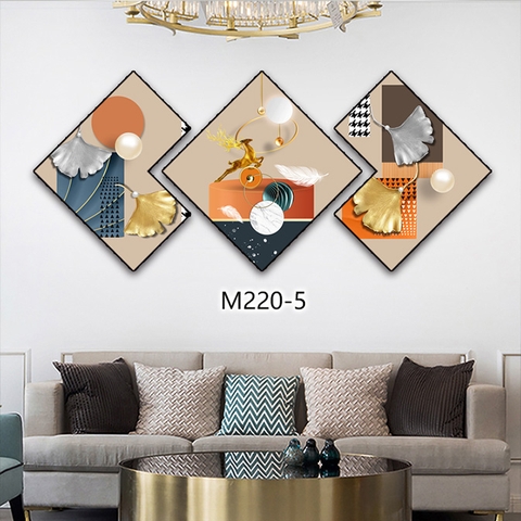 Bộ 3 Tranh Thoi Khuyết | Tranh Ngọc Việt - Đắk Lắk | Tranh Ngọc Việt - Xưởng Tranh Đẹp Buôn Ma Thuột (BMT) DakLak