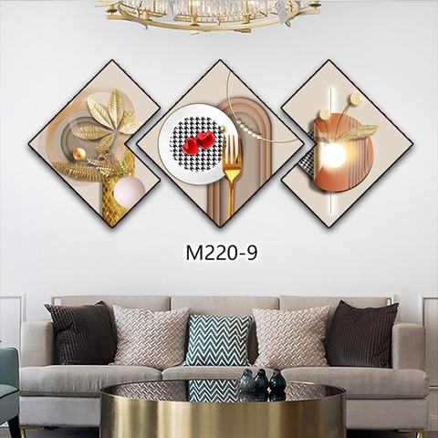 Bộ 3 Tranh Thoi Khuyết | Tranh Ngọc Việt - Đắk Lắk | Tranh Ngọc Việt - Xưởng Tranh Đẹp Buôn Ma Thuột (BMT) DakLak