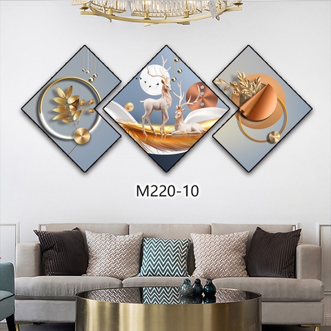 Bộ 3 Tranh Thoi Khuyết | Tranh Ngọc Việt - Đắk Lắk | Tranh Ngọc Việt - Xưởng Tranh Đẹp Buôn Ma Thuột (BMT) DakLak