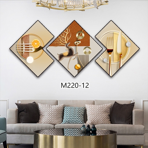 Bộ 3 Tranh Thoi Khuyết | Tranh Ngọc Việt - Đắk Lắk | Tranh Ngọc Việt - Xưởng Tranh Đẹp Buôn Ma Thuột (BMT) DakLak