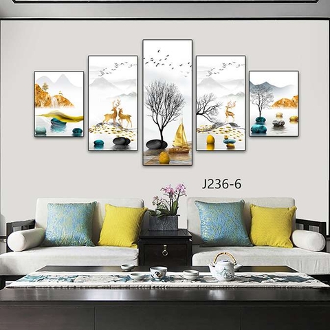 Bộ 5 Tranh Mới Đẹp | Tranh Ngọc Việt - Đắk Lắk | Tranh Ngọc Việt - Xưởng Tranh Đẹp Buôn Ma Thuột (BMT) DakLak