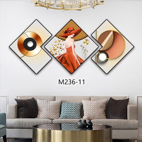 Bộ 3 Tranh Thoi Khuyết | Tranh Ngọc Việt - Đắk Lắk | Tranh Ngọc Việt - Xưởng Tranh Đẹp Buôn Ma Thuột (BMT) DakLak