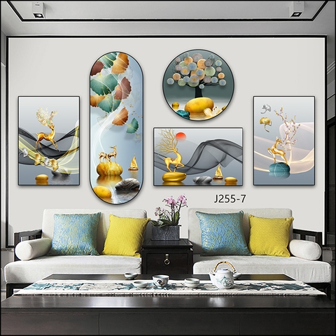 Bộ 5 Tranh Mới Đẹp | Tranh Ngọc Việt - Đắk Lắk | Tranh Ngọc Việt - Xưởng Tranh Đẹp Buôn Ma Thuột (BMT) DakLak