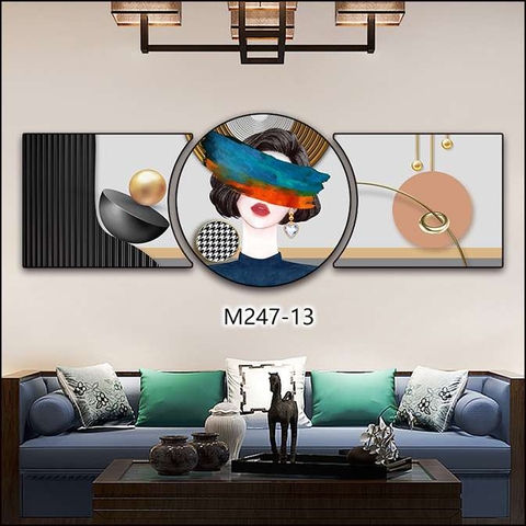 Bộ 3 Tranh Tròn Khuyết | Tranh Ngọc Việt - Đắk Lắk | Tranh Ngọc Việt - Xưởng Tranh Đẹp Buôn Ma Thuột (BMT) DakLak