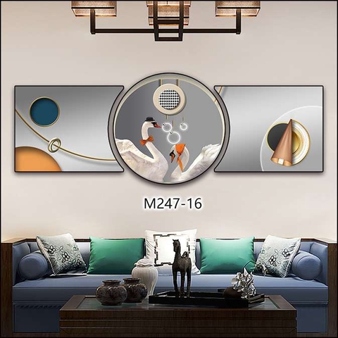 Bộ 3 Tranh Tròn Khuyết | Tranh Ngọc Việt - Đắk Lắk | Tranh Ngọc Việt - Xưởng Tranh Đẹp Buôn Ma Thuột (BMT) DakLak