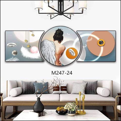 Bộ 3 Tranh Tròn Khuyết | Tranh Ngọc Việt - Đắk Lắk | Tranh Ngọc Việt - Xưởng Tranh Đẹp Buôn Ma Thuột (BMT) DakLak