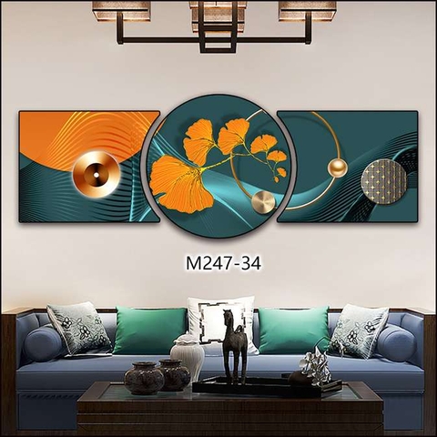 Bộ 3 Tranh Tròn Khuyết | Tranh Ngọc Việt - Đắk Lắk | Tranh Ngọc Việt - Xưởng Tranh Đẹp Buôn Ma Thuột (BMT) DakLak