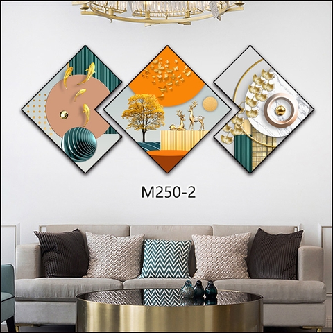 Bộ 3 Tranh Thoi Khuyết | Tranh Ngọc Việt - Đắk Lắk | Tranh Ngọc Việt - Xưởng Tranh Đẹp Buôn Ma Thuột (BMT) DakLak