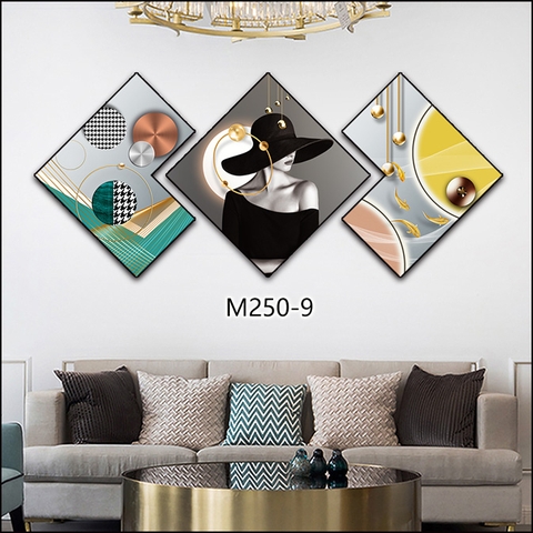 Bộ 3 Tranh Thoi Khuyết | Tranh Ngọc Việt - Đắk Lắk | Tranh Ngọc Việt - Xưởng Tranh Đẹp Buôn Ma Thuột (BMT) DakLak