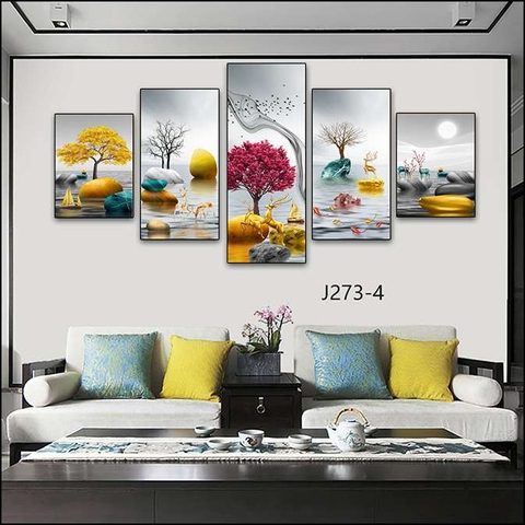 Bộ 5 Tranh Mới Đẹp | Tranh Ngọc Việt - Đắk Lắk | Tranh Ngọc Việt - Xưởng Tranh Đẹp Buôn Ma Thuột (BMT) DakLak