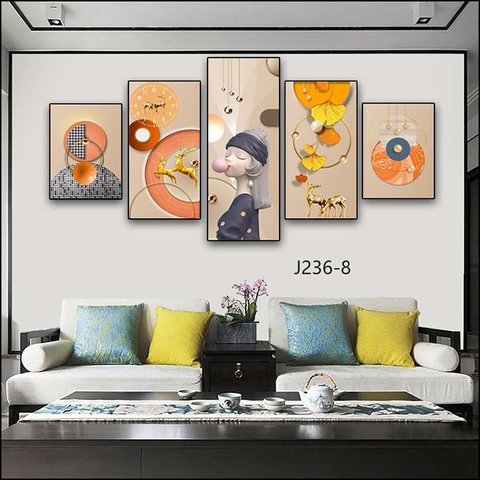 Bộ 5 Tranh Mới Đẹp | Tranh Ngọc Việt - Đắk Lắk | Tranh Ngọc Việt - Xưởng Tranh Đẹp Buôn Ma Thuột (BMT) DakLak