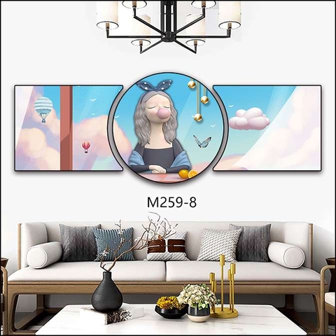 Bộ 3 Tranh Tròn Khuyết | Tranh Ngọc Việt - Đắk Lắk | Tranh Ngọc Việt - Xưởng Tranh Đẹp Buôn Ma Thuột (BMT) DakLak