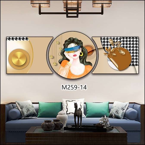 Bộ 3 Tranh Tròn Khuyết | Tranh Ngọc Việt - Đắk Lắk | Tranh Ngọc Việt - Xưởng Tranh Đẹp Buôn Ma Thuột (BMT) DakLak