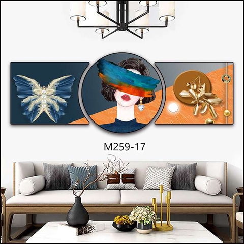 Bộ 3 Tranh Tròn Khuyết | Tranh Ngọc Việt - Đắk Lắk | Tranh Ngọc Việt - Xưởng Tranh Đẹp Buôn Ma Thuột (BMT) DakLak