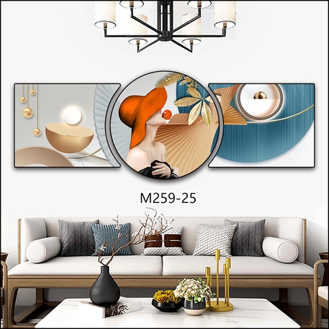 Bộ 3 Tranh Tròn Khuyết | Tranh Ngọc Việt - Đắk Lắk | Tranh Ngọc Việt - Xưởng Tranh Đẹp Buôn Ma Thuột (BMT) DakLak