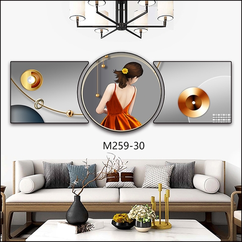 Bộ 3 Tranh Tròn Khuyết | Tranh Ngọc Việt - Đắk Lắk | Tranh Ngọc Việt - Xưởng Tranh Đẹp Buôn Ma Thuột (BMT) DakLak