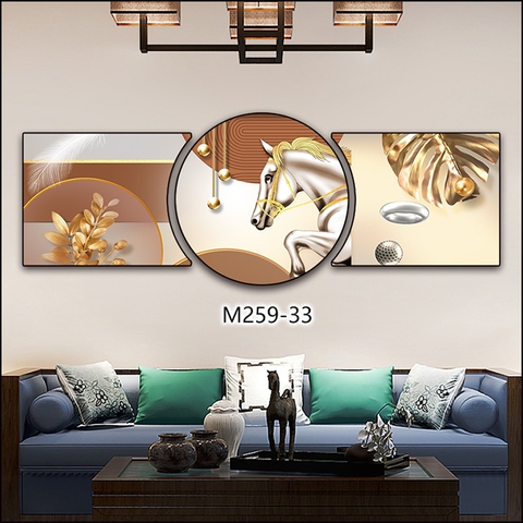 Bộ 3 Tranh Tròn Khuyết | Tranh Ngọc Việt - Đắk Lắk | Tranh Ngọc Việt - Xưởng Tranh Đẹp Buôn Ma Thuột (BMT) DakLak