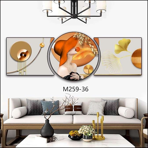 Bộ 3 Tranh Tròn Khuyết | Tranh Ngọc Việt - Đắk Lắk | Tranh Ngọc Việt - Xưởng Tranh Đẹp Buôn Ma Thuột (BMT) DakLak