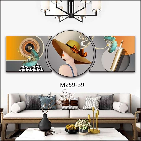 Bộ 3 Tranh Tròn Khuyết | Tranh Ngọc Việt - Đắk Lắk | Tranh Ngọc Việt - Xưởng Tranh Đẹp Buôn Ma Thuột (BMT) DakLak