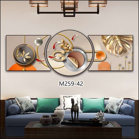 Bộ 3 Tranh Tròn Khuyết | Tranh Ngọc Việt - Đắk Lắk | Tranh Ngọc Việt - Xưởng Tranh Đẹp Buôn Ma Thuột (BMT) DakLak