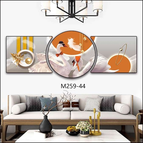 Bộ 3 Tranh Tròn Khuyết | Tranh Ngọc Việt - Đắk Lắk | Tranh Ngọc Việt - Xưởng Tranh Đẹp Buôn Ma Thuột (BMT) DakLak