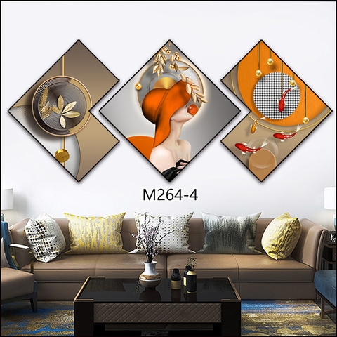 Bộ 3 Tranh Thoi Khuyết | Tranh Ngọc Việt - Đắk Lắk | Tranh Ngọc Việt - Xưởng Tranh Đẹp Buôn Ma Thuột (BMT) DakLak