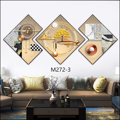 Bộ 3 Tranh Thoi Khuyết | Tranh Ngọc Việt - Đắk Lắk | Tranh Ngọc Việt - Xưởng Tranh Đẹp Buôn Ma Thuột (BMT) DakLak