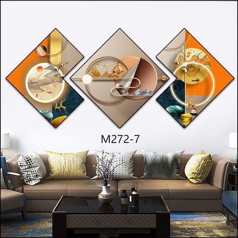 Bộ 3 Tranh Thoi Khuyết | Tranh Ngọc Việt - Đắk Lắk | Tranh Ngọc Việt - Xưởng Tranh Đẹp Buôn Ma Thuột (BMT) DakLak