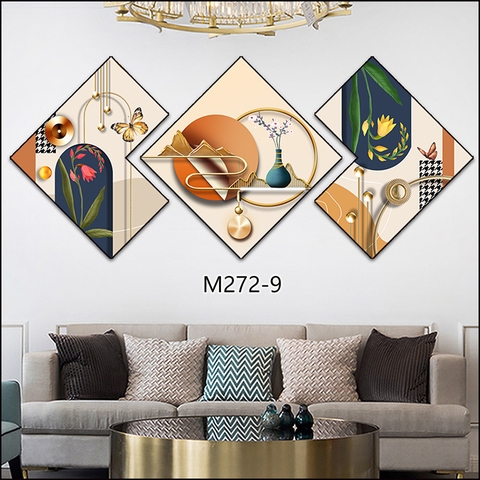 Bộ 3 Tranh Thoi Khuyết | Tranh Ngọc Việt - Đắk Lắk | Tranh Ngọc Việt - Xưởng Tranh Đẹp Buôn Ma Thuột (BMT) DakLak