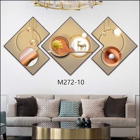 Bộ 3 Tranh Thoi Khuyết | Tranh Ngọc Việt - Đắk Lắk | Tranh Ngọc Việt - Xưởng Tranh Đẹp Buôn Ma Thuột (BMT) DakLak