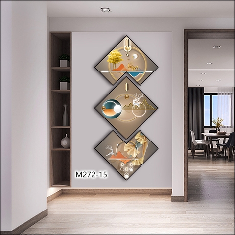 Bộ 3 Tranh Thoi Khuyết | Tranh Ngọc Việt - Đắk Lắk | Tranh Ngọc Việt - Xưởng Tranh Đẹp Buôn Ma Thuột (BMT) DakLak