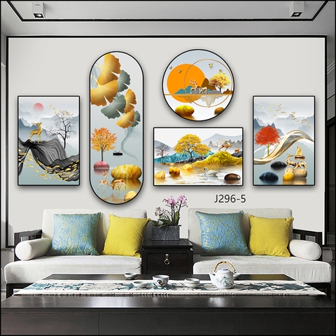 Bộ 5 Tranh Mới Đẹp | Tranh Ngọc Việt - Đắk Lắk | Tranh Ngọc Việt - Xưởng Tranh Đẹp Buôn Ma Thuột (BMT) DakLak