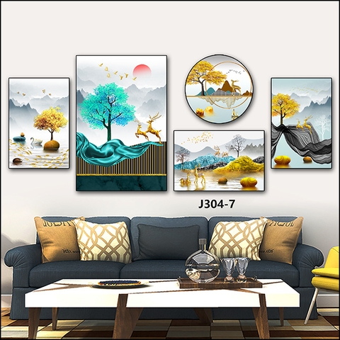 Bộ 5 Tranh Mới Đẹp | Tranh Ngọc Việt - Đắk Lắk | Tranh Ngọc Việt - Xưởng Tranh Đẹp Buôn Ma Thuột (BMT) DakLak