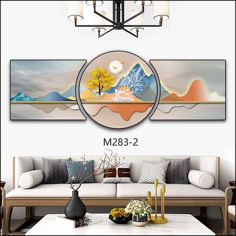 Bộ 3 Tranh Tròn Khuyết | Tranh Ngọc Việt - Đắk Lắk | Tranh Ngọc Việt - Xưởng Tranh Đẹp Buôn Ma Thuột (BMT) DakLak