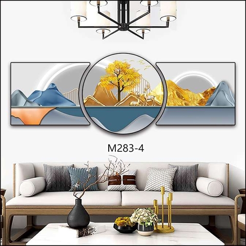 Bộ 3 Tranh Tròn Khuyết | Tranh Ngọc Việt - Đắk Lắk | Tranh Ngọc Việt - Xưởng Tranh Đẹp Buôn Ma Thuột (BMT) DakLak