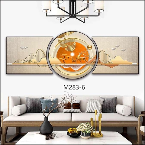 Bộ 3 Tranh Tròn Khuyết | Tranh Ngọc Việt - Đắk Lắk | Tranh Ngọc Việt - Xưởng Tranh Đẹp Buôn Ma Thuột (BMT) DakLak