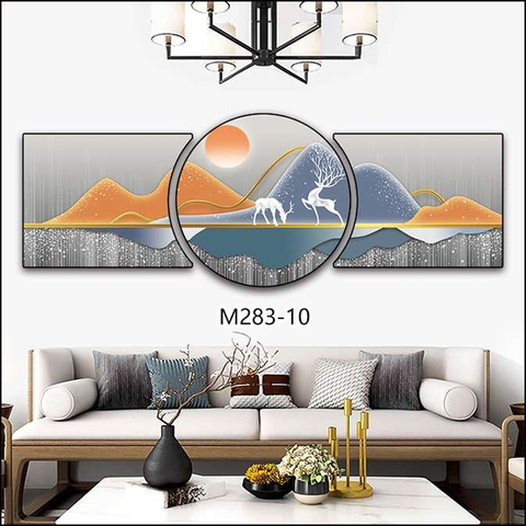 Bộ 3 Tranh Tròn Khuyết | Tranh Ngọc Việt - Đắk Lắk | Tranh Ngọc Việt - Xưởng Tranh Đẹp Buôn Ma Thuột (BMT) DakLak