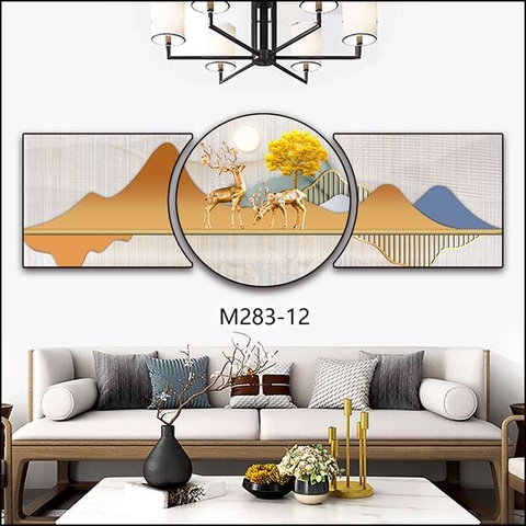 Bộ 3 Tranh Tròn Khuyết | Tranh Ngọc Việt - Đắk Lắk | Tranh Ngọc Việt - Xưởng Tranh Đẹp Buôn Ma Thuột (BMT) DakLak