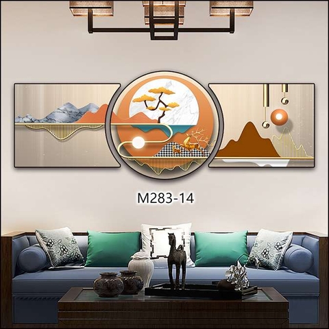 Bộ 3 Tranh Tròn Khuyết | Tranh Ngọc Việt - Đắk Lắk | Tranh Ngọc Việt - Xưởng Tranh Đẹp Buôn Ma Thuột (BMT) DakLak