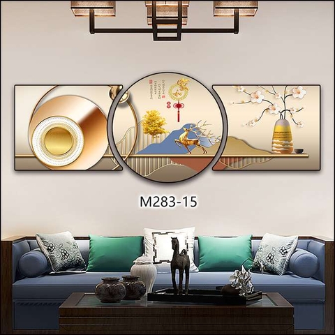 Bộ 3 Tranh Tròn Khuyết | Tranh Ngọc Việt - Đắk Lắk | Tranh Ngọc Việt - Xưởng Tranh Đẹp Buôn Ma Thuột (BMT) DakLak