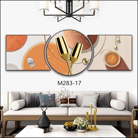 Bộ 3 Tranh Tròn Khuyết | Tranh Ngọc Việt - Đắk Lắk | Tranh Ngọc Việt - Xưởng Tranh Đẹp Buôn Ma Thuột (BMT) DakLak