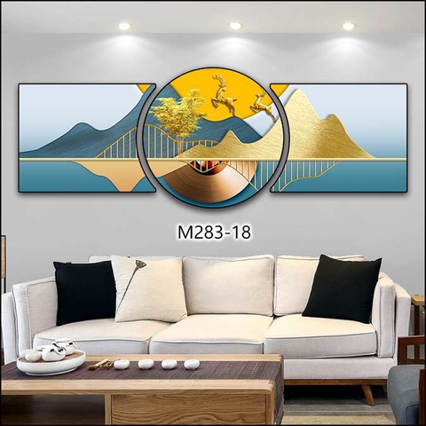 Bộ 3 Tranh Tròn Khuyết | Tranh Ngọc Việt - Đắk Lắk | Tranh Ngọc Việt - Xưởng Tranh Đẹp Buôn Ma Thuột (BMT) DakLak