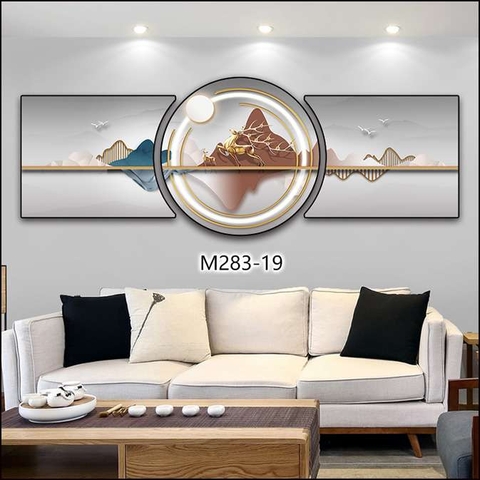 Bộ 3 Tranh Tròn Khuyết | Tranh Ngọc Việt - Đắk Lắk | Tranh Ngọc Việt - Xưởng Tranh Đẹp Buôn Ma Thuột (BMT) DakLak