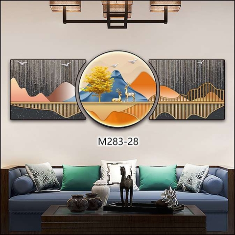 Bộ 3 Tranh Tròn Khuyết | Tranh Ngọc Việt - Đắk Lắk | Tranh Ngọc Việt - Xưởng Tranh Đẹp Buôn Ma Thuột (BMT) DakLak