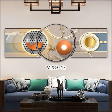 Bộ 3 Tranh Tròn Khuyết | Tranh Ngọc Việt - Đắk Lắk | Tranh Ngọc Việt - Xưởng Tranh Đẹp Buôn Ma Thuột (BMT) DakLak