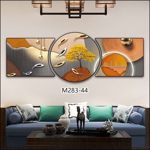 Bộ 3 Tranh Tròn Khuyết | Tranh Ngọc Việt - Đắk Lắk | Tranh Ngọc Việt - Xưởng Tranh Đẹp Buôn Ma Thuột (BMT) DakLak