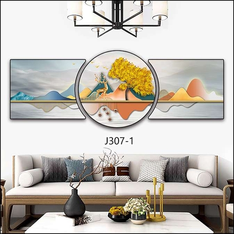 Bộ 3 Tranh Tròn Khuyết | Tranh Ngọc Việt - Đắk Lắk | Tranh Ngọc Việt - Xưởng Tranh Đẹp Buôn Ma Thuột (BMT) DakLak