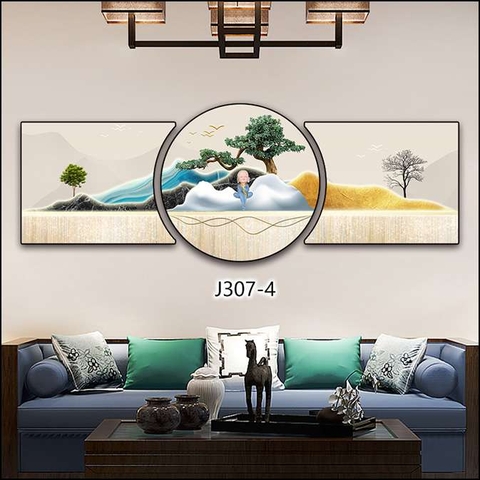 Bộ 3 Tranh Tròn Khuyết | Tranh Ngọc Việt - Đắk Lắk | Tranh Ngọc Việt - Xưởng Tranh Đẹp Buôn Ma Thuột (BMT) DakLak